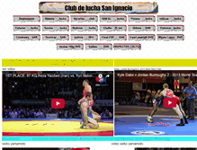 Tablet Screenshot of luchaolimpicavigo.com